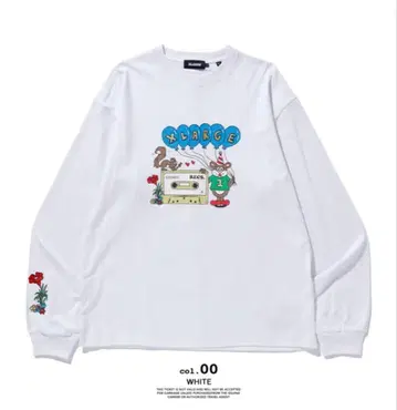 XLARGE 엑스라지 TWO OF A KIND 롱티 white