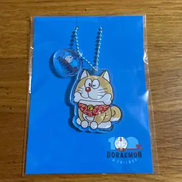 100% 도라에몽 & 프렌즈전 아크릴 2단 키링 시바견 도라에몽