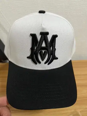 화이트/블랙 야구 모자