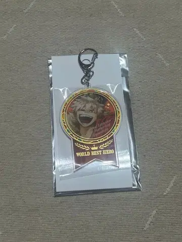 히로아카 원화전 바쿠고 카츠키 아크릴 키링 WORLD BEST HERO