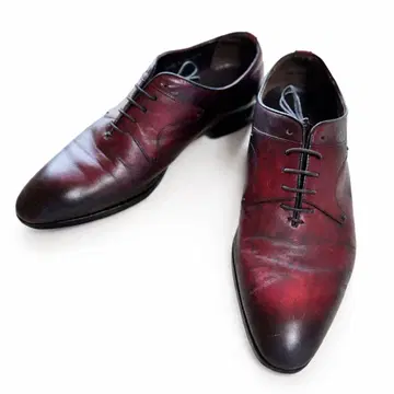 madras 마드라스 플레인토 천연 가죽 25.5 버건디