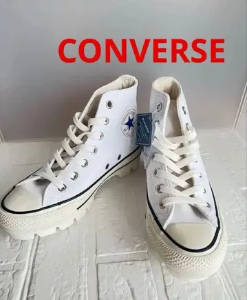 새상품 CONVERSE 올스타 100 청키 하이컷 23.5cm