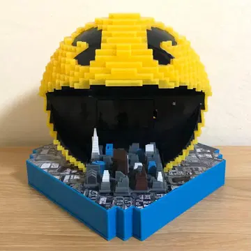 팩맨 시티스케이프 피규어 픽셀 보관 케이스 Amazon 한정판