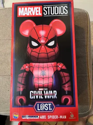 베어브릭 마블 스튜디오 L@ST상 last상 400% 스파이더맨
