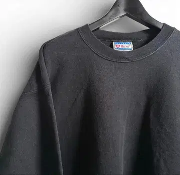 90s Hanes ultimate cotton 블랙 맨투맨