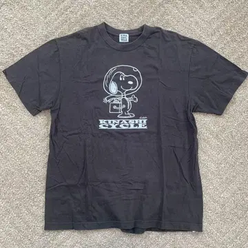 KINASHI CYCLE 스누피 T셔츠 블랙