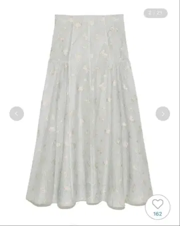 자카드 볼륨 스커트 snidel