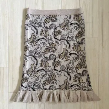 Bernhard Willhelm 니트 스커트 아카이브 꽃무늬