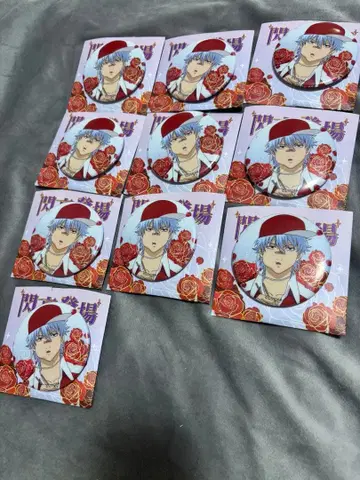 은혼 캔뱃지 공식 한정판 사카타 긴토키 10개