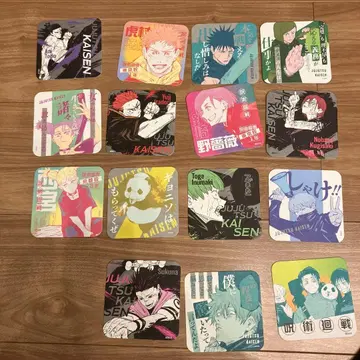 주술회전 아트 코스터 15종