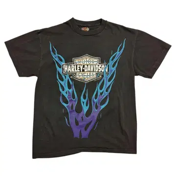 할리데이비슨 티셔츠 XL 사이즈 블랙 프레임 L