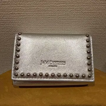 J&M Davidson 실버 3단 폴더형 지갑