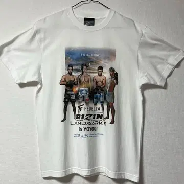 RIZIN LANDMARK5 T셔츠 화이트