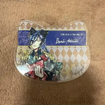 악마 집사와 검은 고양이 아쿠네코 아크릴 코스터 보스키