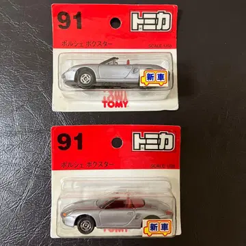 2 [ 미개봉 새상품 ] 토미카 91 포르쉐 박스터 미니카 2대 세트