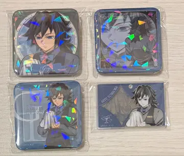 귀멸의 칼날 모크텔 기유 캔뱃지 아크링 키링