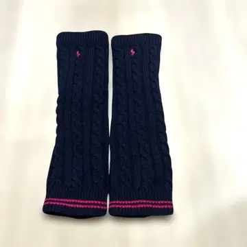 새상품급 폴로 랄프로렌 네이비 골프 레그 워머 케이블 짜임