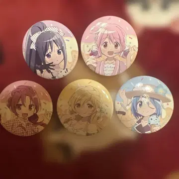 마도카 마기카 캔뱃지 5개 세트