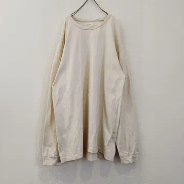 투데이풀 하트 자수 티셔츠 긴팔 티셔츠 아이보리