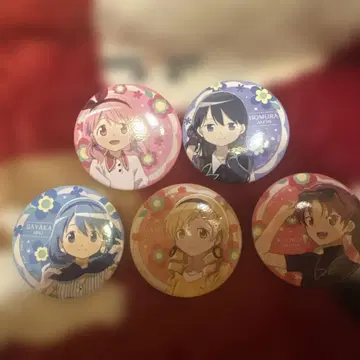 마도카 마기카 캔뱃지 5개 세트