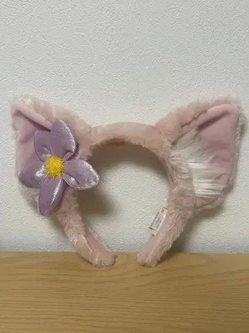 리나벨 고양이 귀 머리띠 라이트 핑크