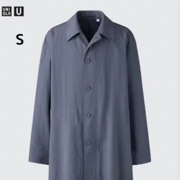 UNIQLO U 오버 사이즈 스텐카라 코트 2025SS 그레이 S