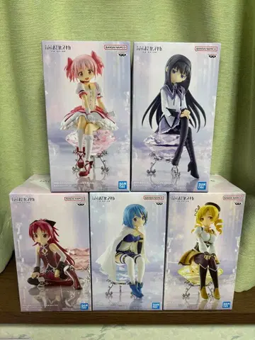 [ 미개봉 새상품 ] 마법소녀 마도카 마기카 피규어 5개 세트