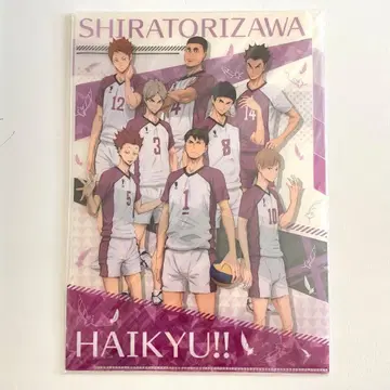 하이큐!! 시라토리자와 학원 고교 5 포켓 클리어 파일 POMMOP