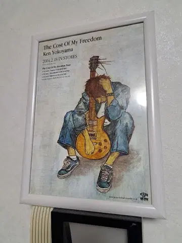 덤 포함 KEN YOKOYAMA 플라이어 HI-STANDARD 하이스타