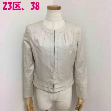 새상품급 23KU 자켓 38 베이지