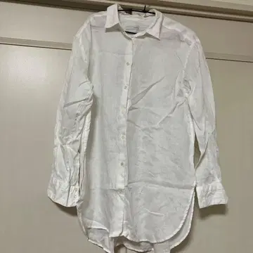 프레임워크 프렌치 린넨 레귤러 카라 셔츠