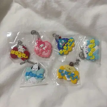 산리오 메르헨 공방 이름 홀더/6점 세트