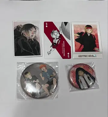 하이큐 카드놀이 추억 포토 스냅 카드 캔뱃지 글리터 코즈메 켄마