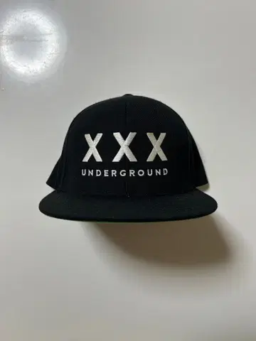XXX UNDERGROUND 야구 모자 블랙