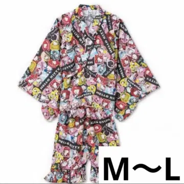 키티 진베이 50주년 기념 키티 올 패턴 헬로키티 아베일