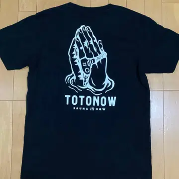 고품질 TOTONOW 토토노우 사우나 반팔 티셔츠 블랙 M