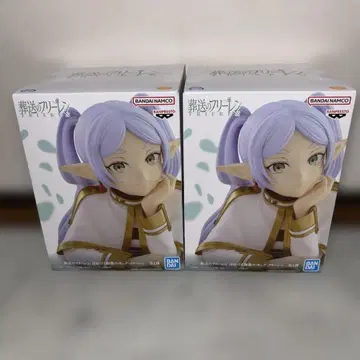 장송의 프리렌 뺨을 괸 가슴상 피규어 2개 세트