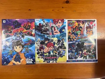 골판지 전기 클리어 파일 3장 세트