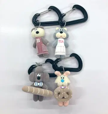 ICCHI 패션 카라비너 마스코트 참 컴플리트