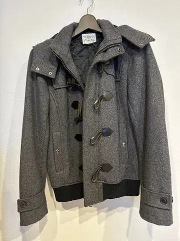 Men's Bigi 그레이 더플 코트