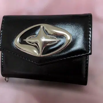 블랙 3단 폴더형 지갑