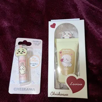 Lovisia 치이카와 (먼작귀) 마스코트 핸드 크림 립 랏코 토끼