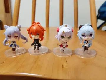 원신 미니 피규어 4체 세트