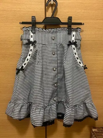 Liz Lisa 깅엄 체크 미니 스커트