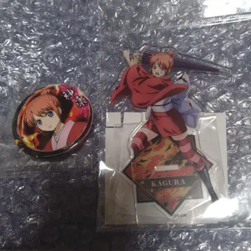 신극장판 은혼 요시와라 염상 카구라 랜덤 캔뱃지 아크릴 스탠드