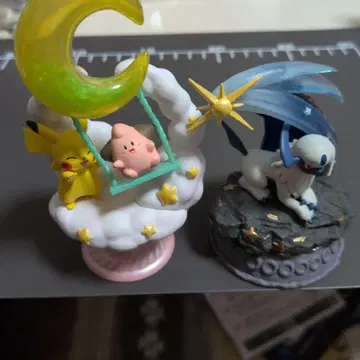 포켓몬 리멘트 꿈꾸는 달밤의 별 산책 앱솔 피카츄&삐삐 중고