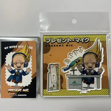 히로아카 씨 파라 선물 마이크 아크릴 스탠드 특전 카드