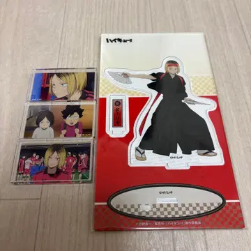 하이큐 코즈메 켄마 네코마 응원단 영화 아크릴 스탠드 아크릴 블록