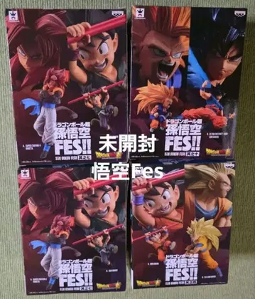 드래곤볼 FES!! 피규어 4개 세트 미개봉