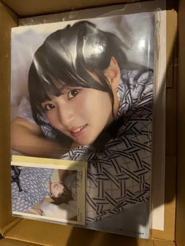 아오키 히나 사진집 Nostalgia 3권 세트 특전 2장